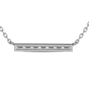 Diamond 1/5 Ct.Tw. Fashion Necklace in 14K White Gold