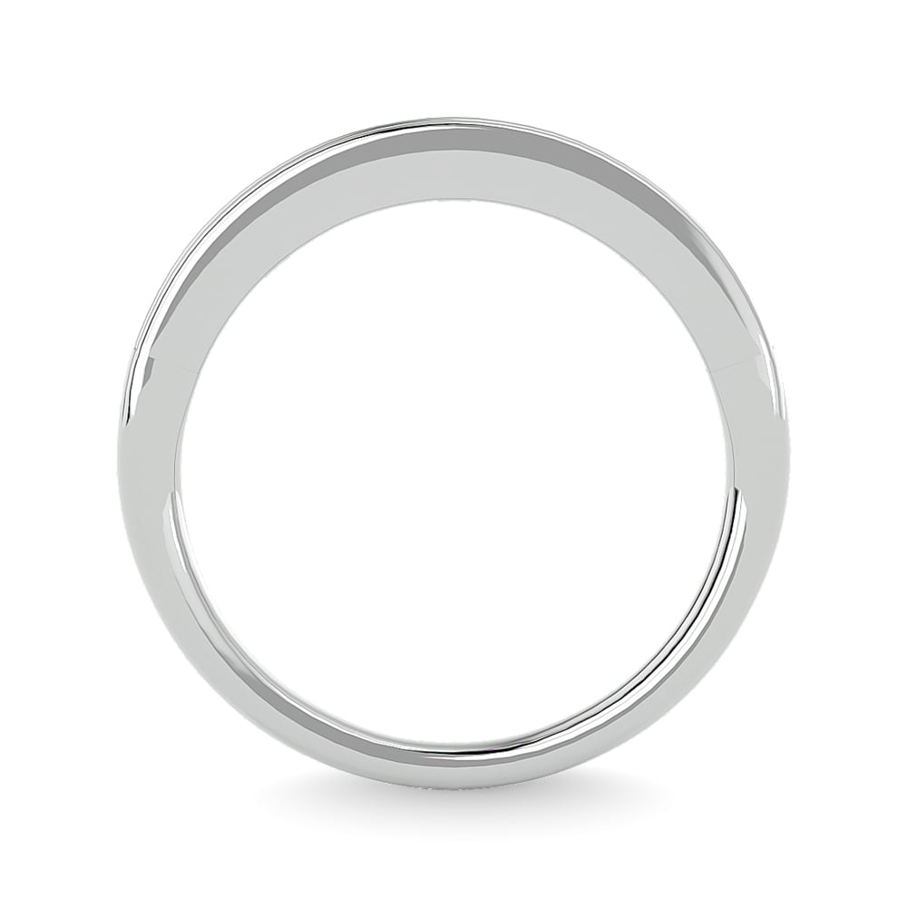 Diamond 1/3 Ct.tw Channel Set Straight Baguette Ladies Band in 14K White Gold