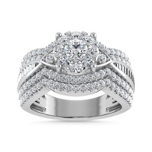 Diamond 1 1/2 Ct.Tw. Fashion Ring in 14K White Gold