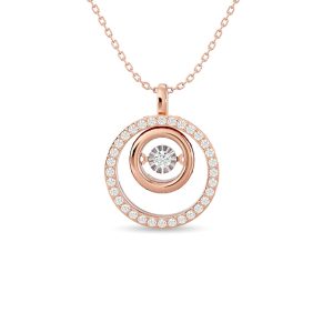 Diamond 1/4 Ct.tw Fashion Pendant in 14K Rose Gold