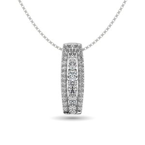 Diamond 1/4 Ct.tw Baguette Fashion Ring in 14K White Gold