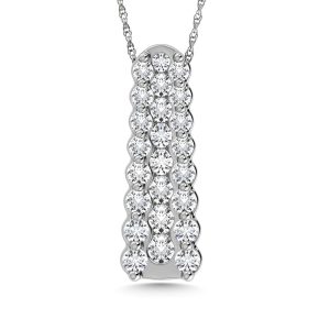 Diamond 1/2 Ct.Tw. Fashion Pendant in 14K White Gold