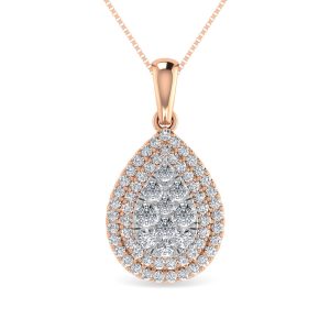 Diamond 3/4 Ct.Tw. Fashion Pendant in 14K Rose Gold