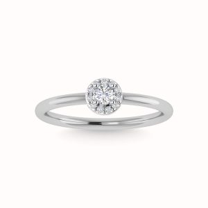 Diamond 1/3 Ct.Tw. Engagement Ring in 14K White Gold