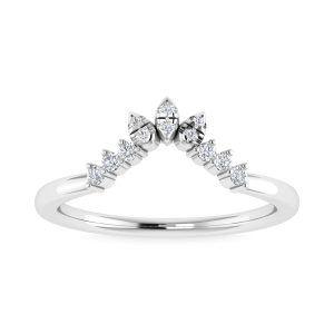 Diamond 1/6 Ct.Tw. Anniversary Band in 14K White Gold