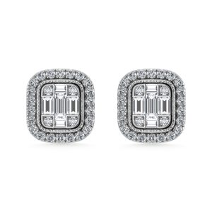 Diamond 3/8 Ct.Tw. Fashion Earrings in 10K White Gold