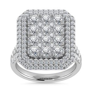 Diamond 3 Ct.Tw. Engagement Ring in 14K White Gold