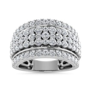 Diamond 2 Ct.Tw. Fashion Ring in 14K White Gold