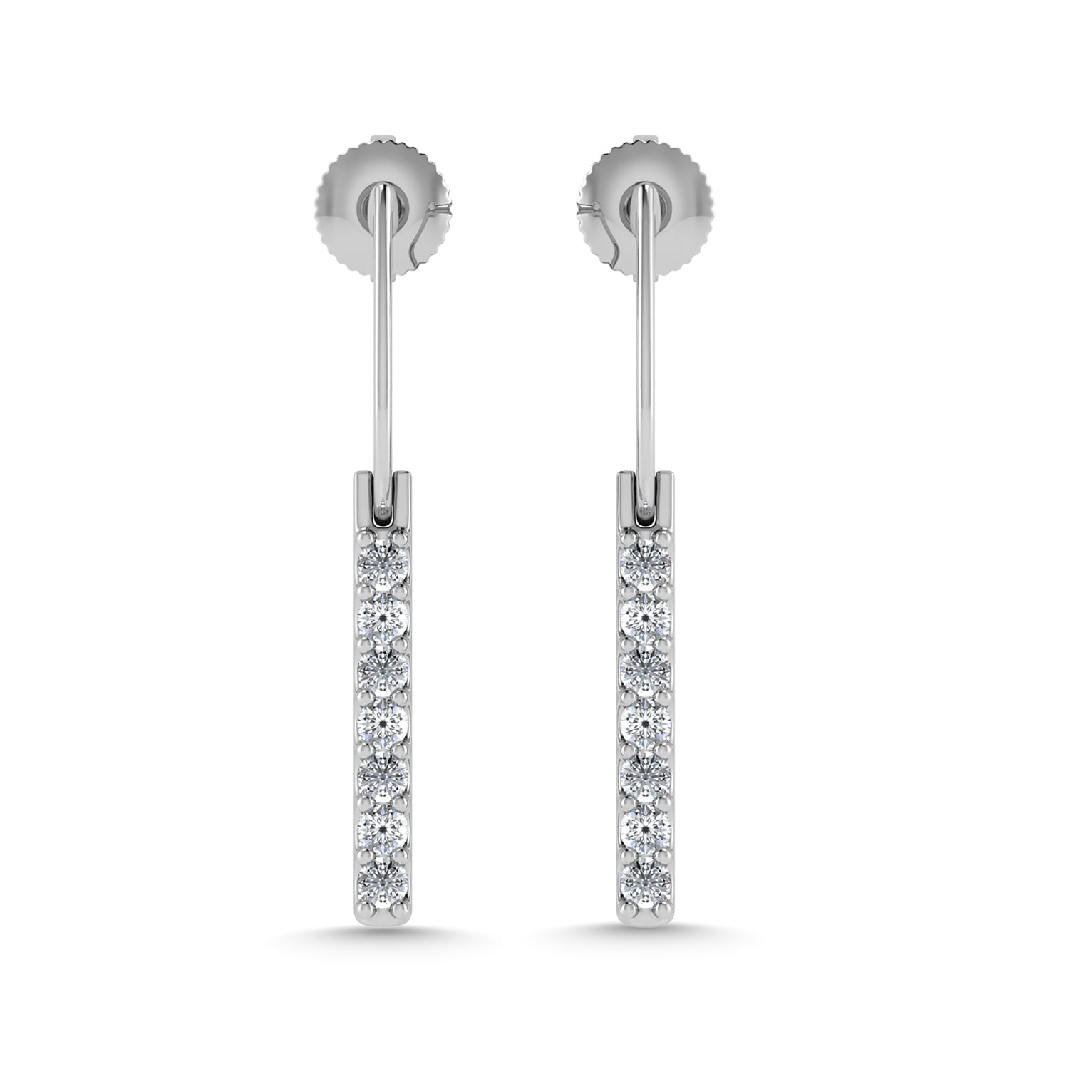 Diamond 1/4 Ct.Tw. Dangler Earrings in 10K White Gold