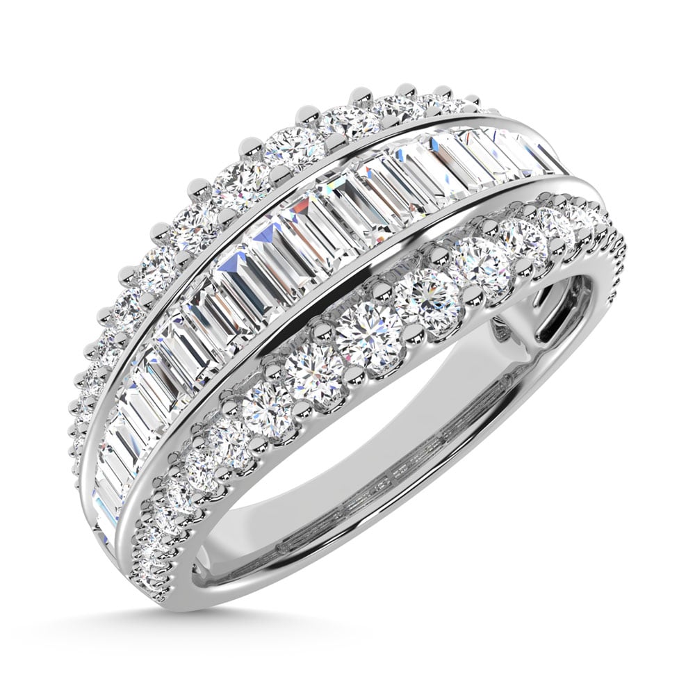 14K White Gold Diamond 1 Ct.Tw. Fashion Band