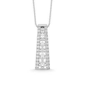 14K White Gold Diamond 1 Ct.Tw. Fashion Pendant
