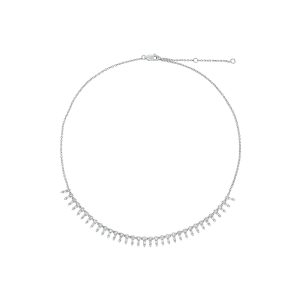 14K White Gold Diamond 2 Ct.Tw Fashion Necklace
