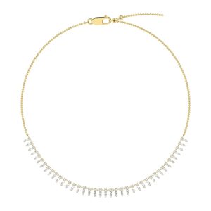 14K Yellow Gold Diamond 1 1/2 Ct.Tw. Fashion Necklace