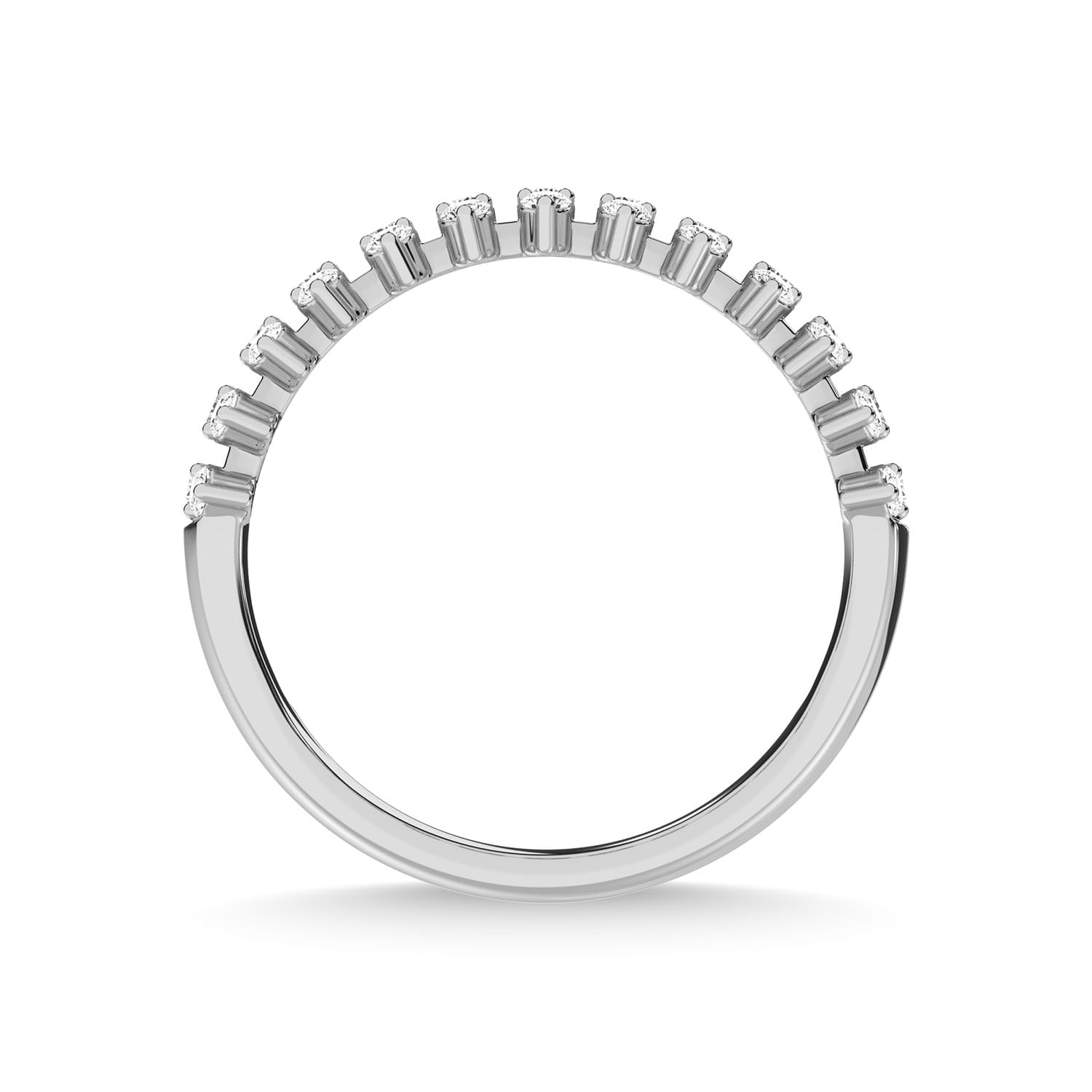 14K White Gold Diamond 1/2 Ct.Tw. Anniversary Ring