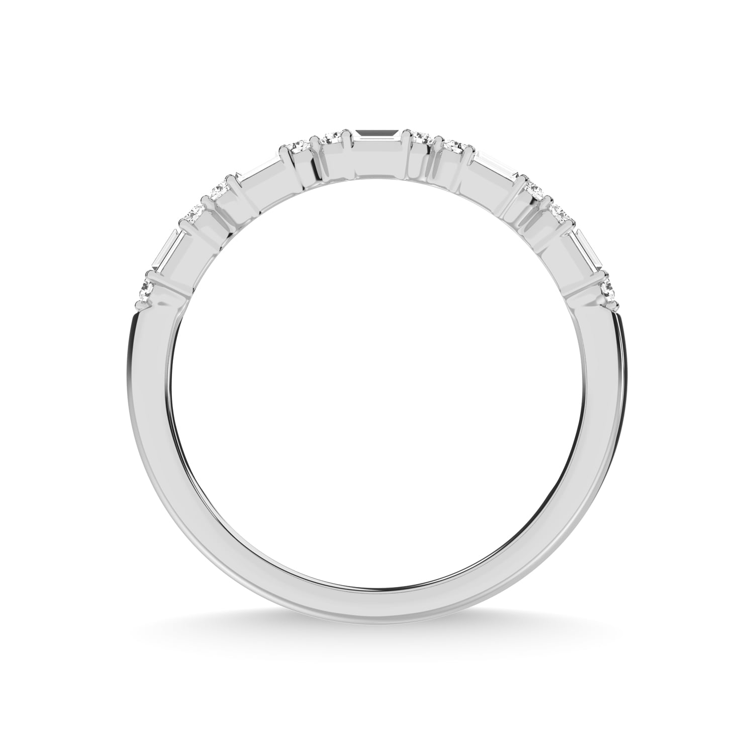 14K White Gold Diamond 1/3 Ct.Tw. Fashion Band