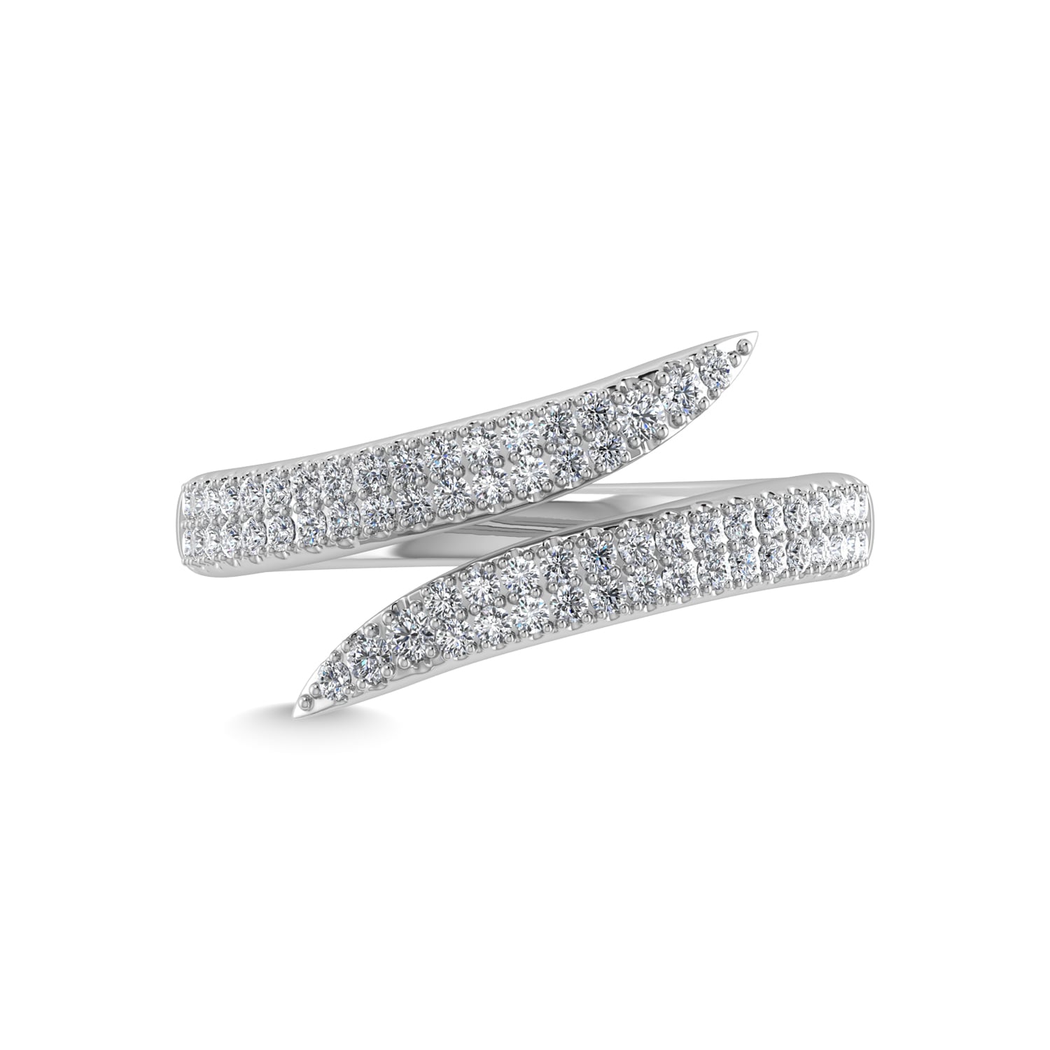 14K White Gold Diamond 1/3 Ct.Tw. Fashion Ring