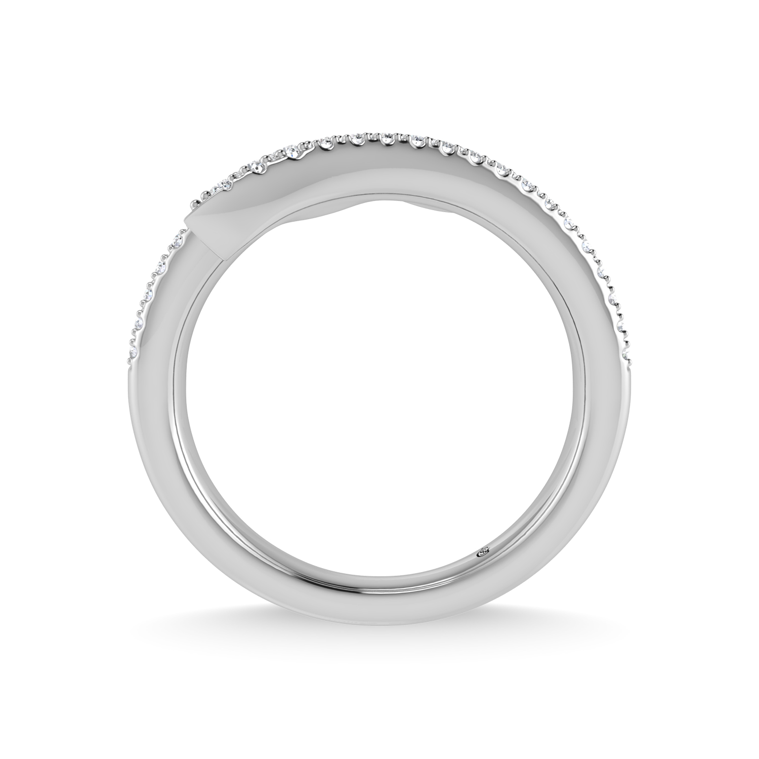 14K White Gold Diamond 1/3 Ct.Tw. Fashion Ring