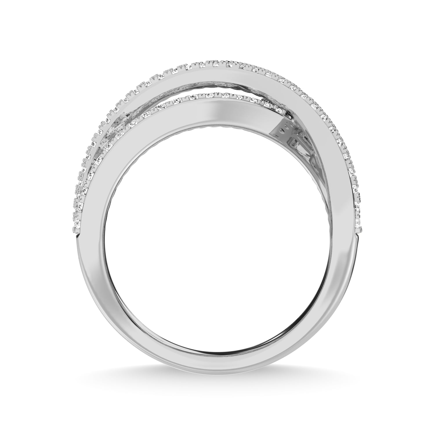 14K White Gold Diamond 2 Ct.Tw. Fashion Ring