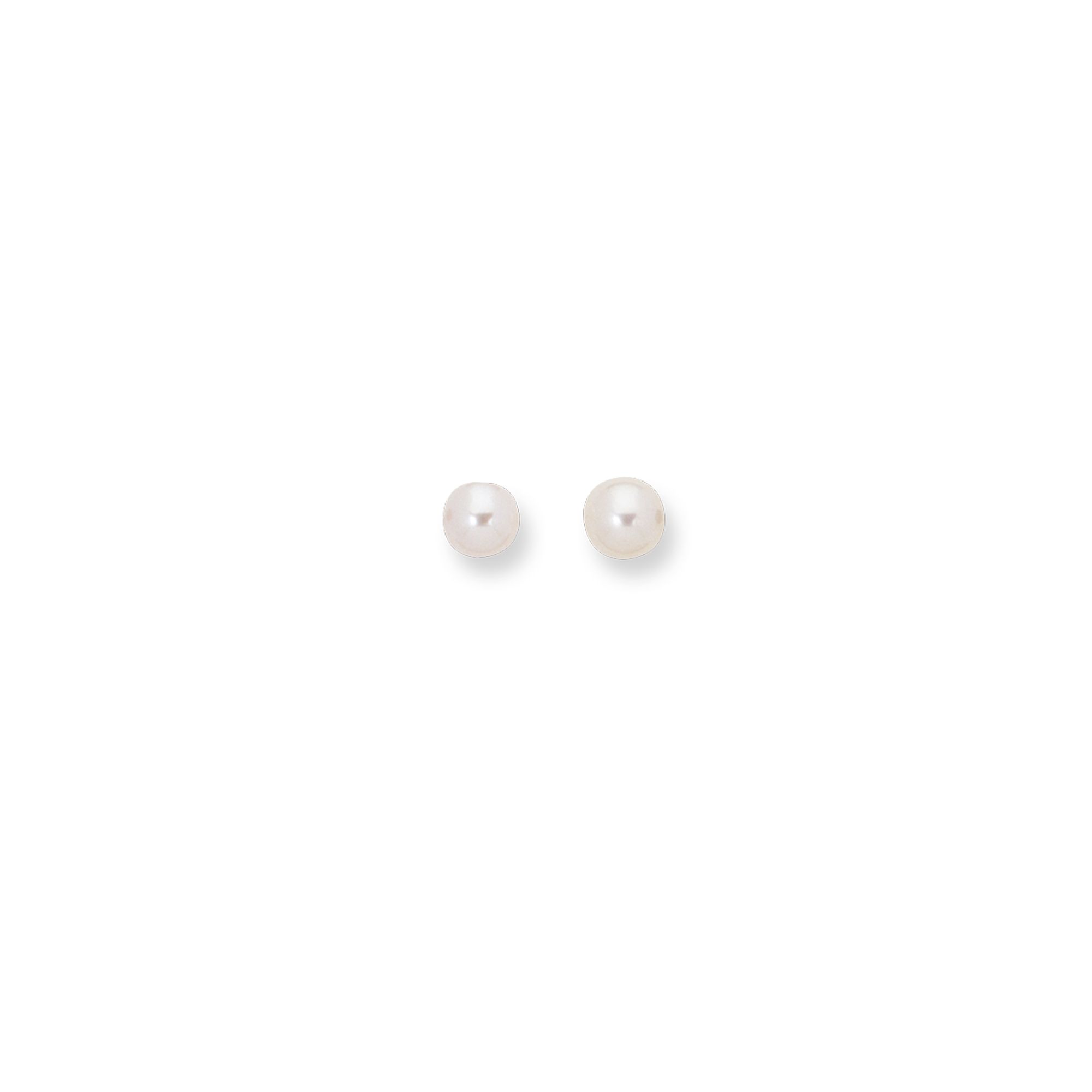 14K Gold 7MM Pearl Stud Earring