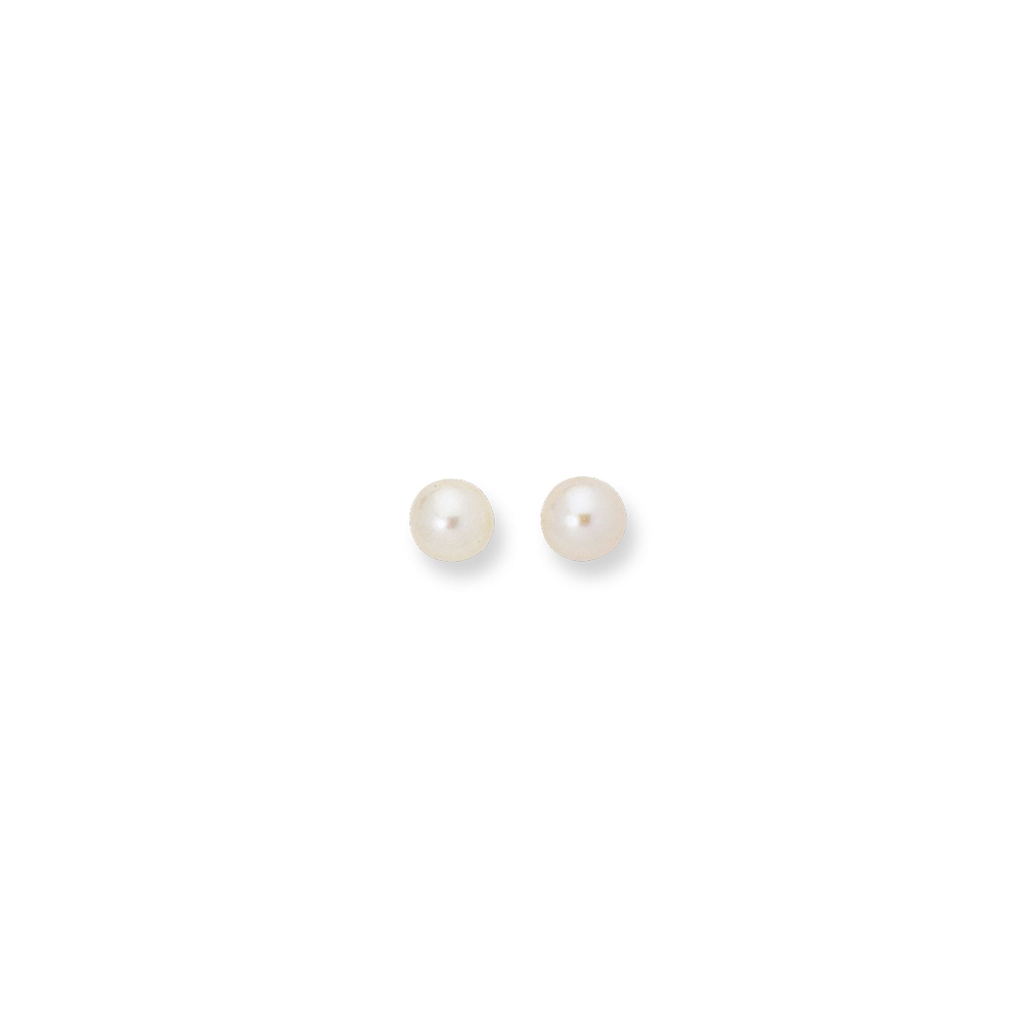 14K Gold 8MM Pearl Stud Earring