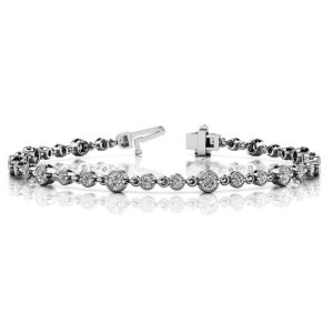 White Gold  Diamond Tennis Bracelet