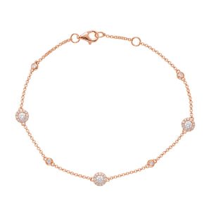 Rose Gold Diamond Bracelet