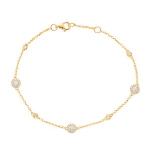 Yellow Gold Diamond Bracelet