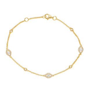 Yellow Gold Diamond Bracelet