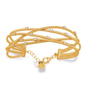 Yellow Gold Bangle Italian Made