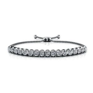 White Gold Bolo Diamond Bracelet