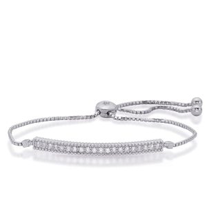 White Gold Bolo Diamond Bracelet