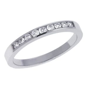 Ladie s Band White Gold