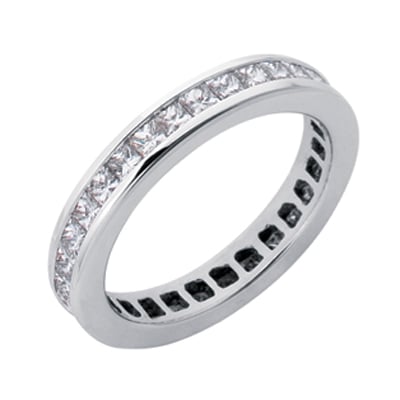Princes Cut Eternity Band