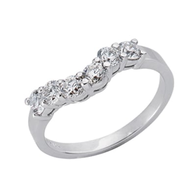 White Gold Diamond Band