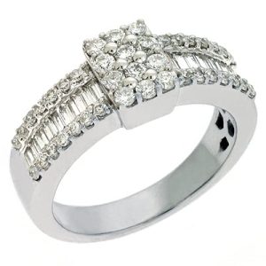White Gold Diamond Ring