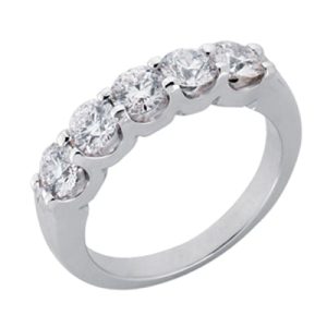 Diamond Band Five Stone
