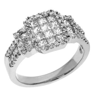 White Gold Diamond Ring