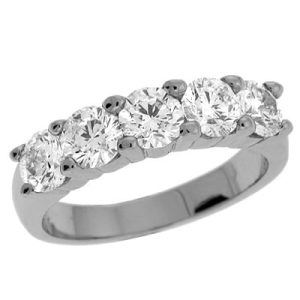 White Gold Diamond Band