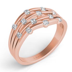 Rose Gold Diamond Fashion Ring