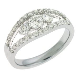 White Gold Diamond Ring