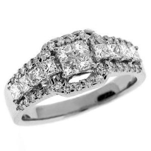 White Gold Diamond Ring