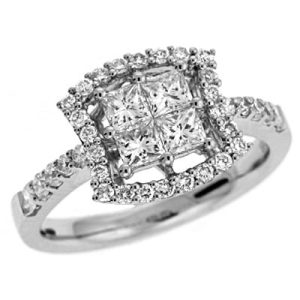 White Gold Diamond Ring