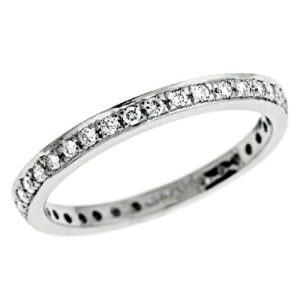 White Gold Pave Ring