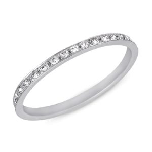 White Gold Eternity Band