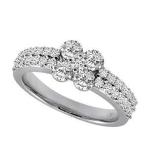 White Gold Diamond Ring