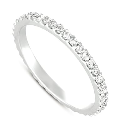 White Gold Eternity Band