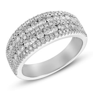 White Gold Diamond Band
