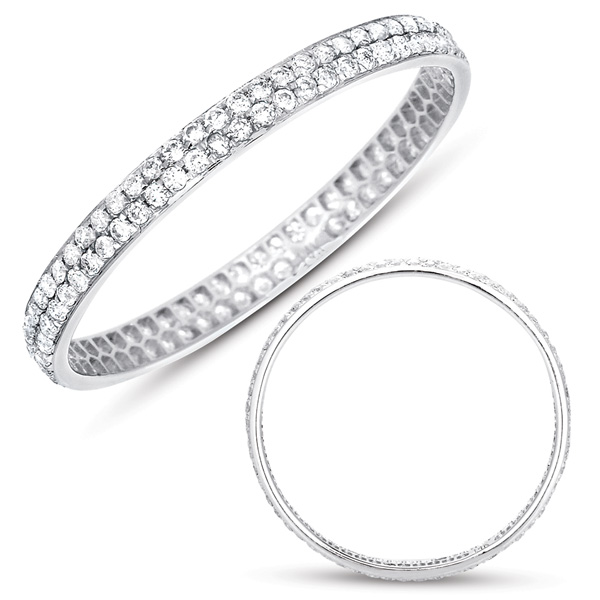 White Gold Pave Band