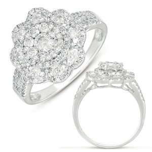 White Gold Fashion Ring
