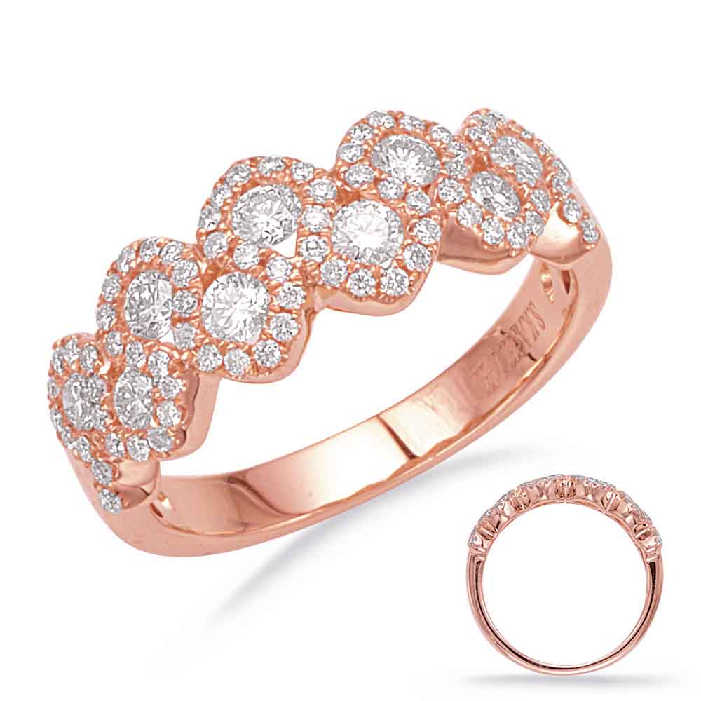 Rose Gold Diamond Fashion Ring